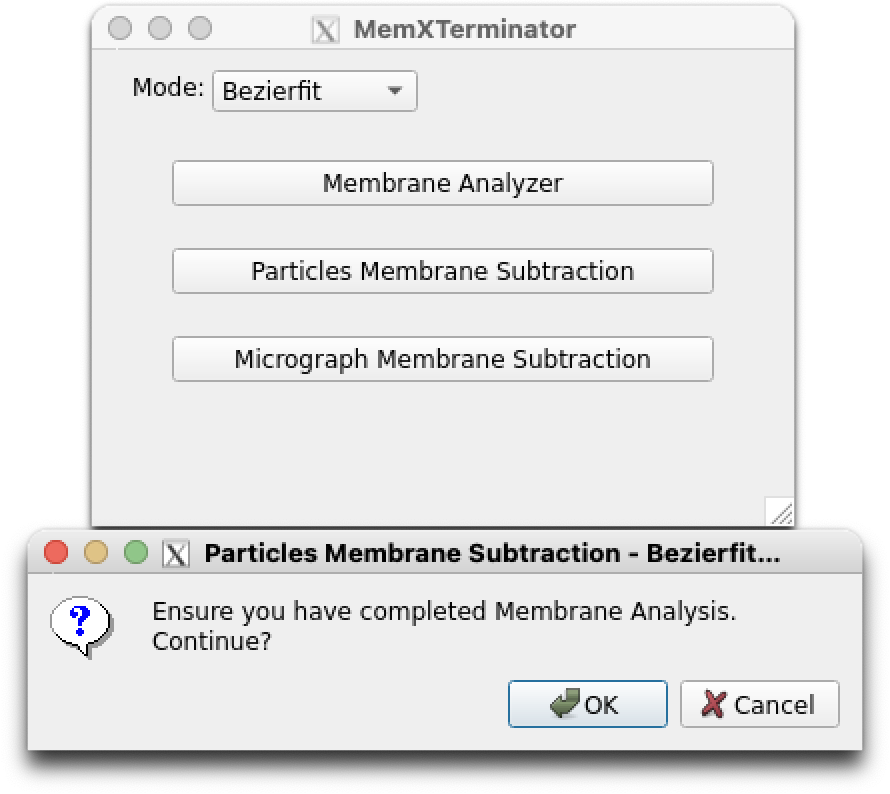 Bezierfit Particles Membrane Subtraction interface